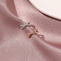 1PC Punk métal Zircon oreille manchette oreille pince pour femmes sans percé C forme géométrique petite oreille manchette oreille enveloppement oreille manchette Clips bijoux 2