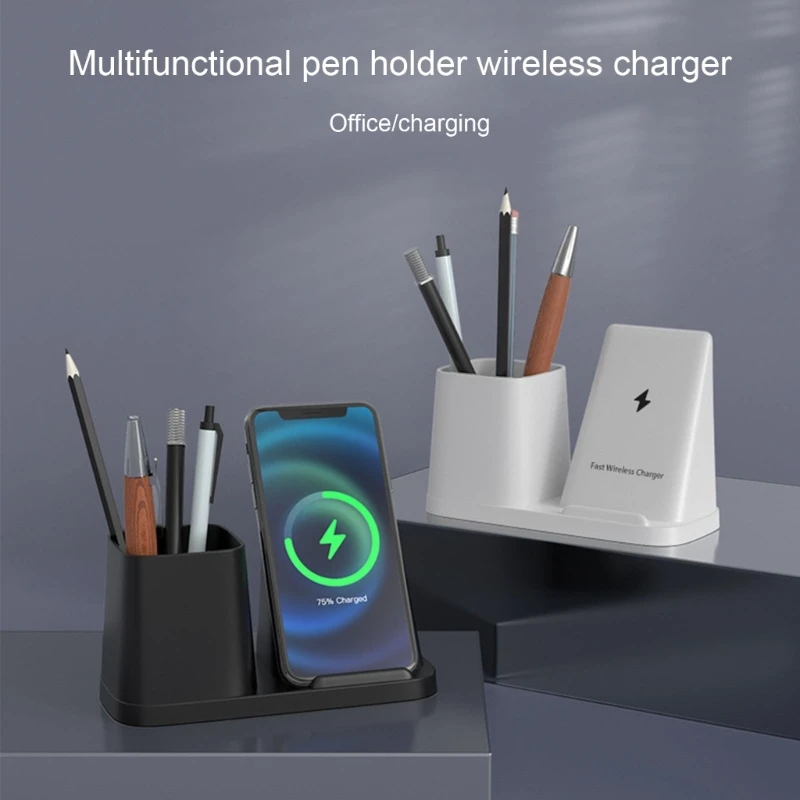 

Беспроводная зарядная станция USB настольное хранилище для телефона настольное зарядное устройство держатель
