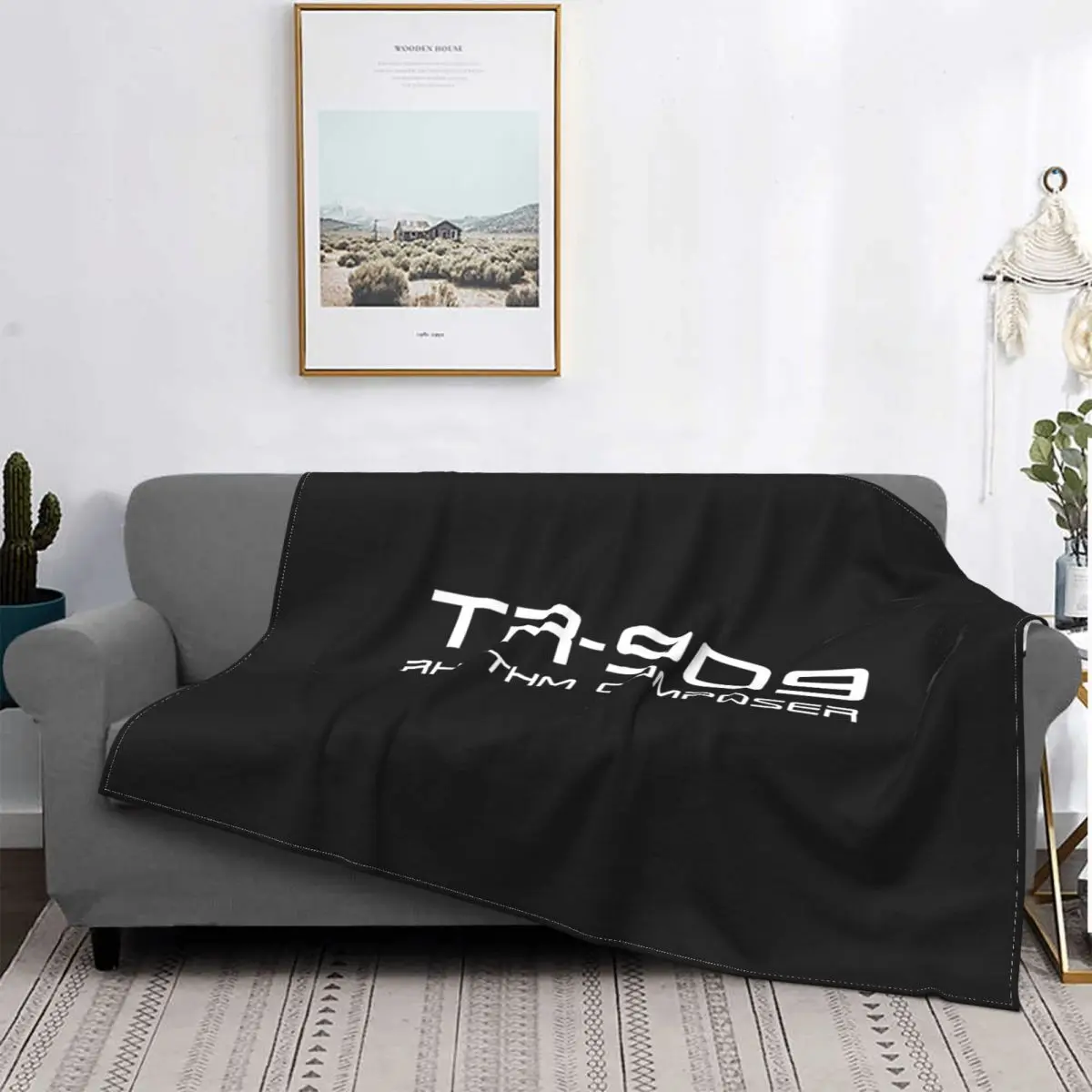 Roland Tr 909 Logo 909 808 303 Sinteticertechno Rave House Coperta Lusso Super Caldo Spese Familiari