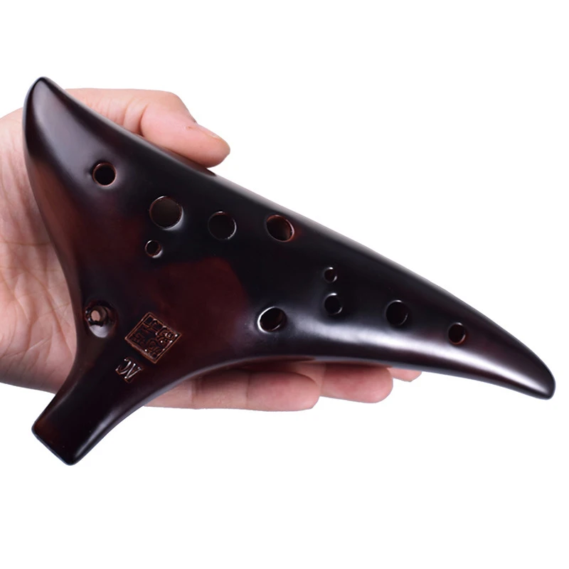 12 Fori Ocarina Alto C Key Ac Ceramics Ocarina Of Time Zelda Instrument Ocarinas Professionali Con Borsa Orff Instruments Gifts
