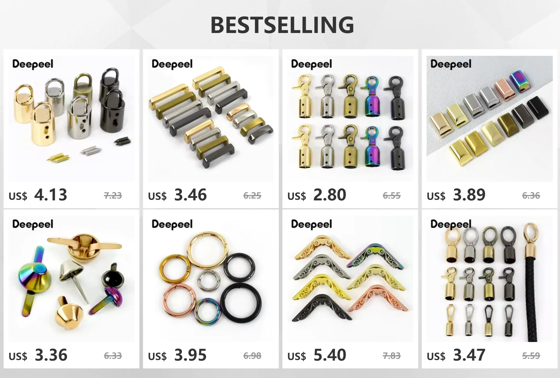 10/20/50pcs 9mm Metall Reiß verschluss Stopper Reiß verschlüsse Schwanz Clip Stop End Stecker Kopf mit Schraube DIY Tasche Leder Handwerk Hardware Zubehör – Detail 1