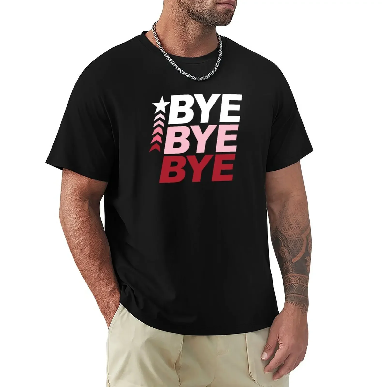 

Bye Bye Bye T-Shirt heavyweights vintage clothes Men's cotton t-shirt
