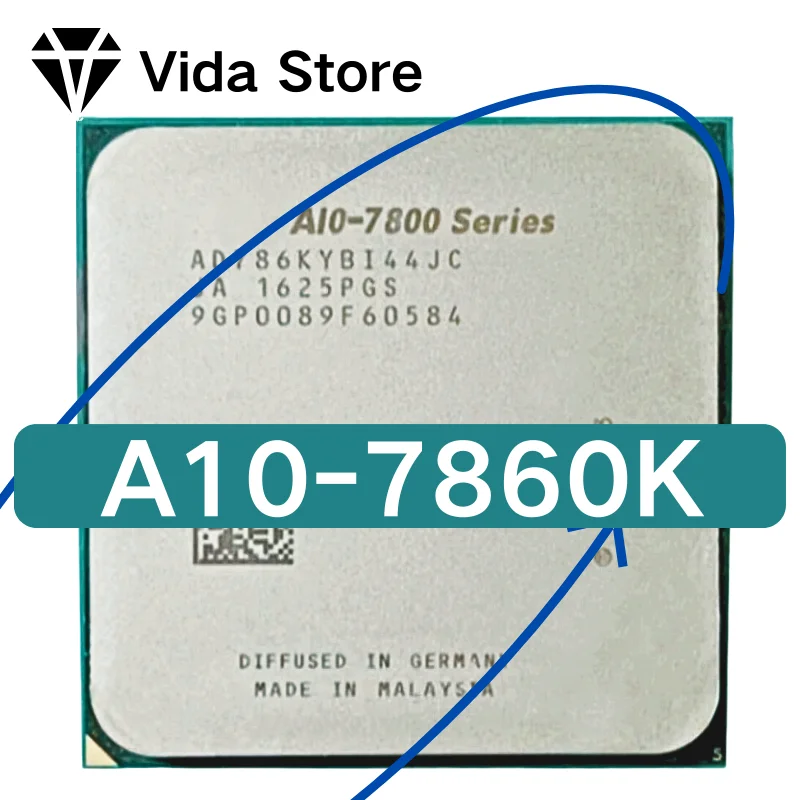

A10-Series A10 7860K A10-7860 K 3.6 GHz Used Quad-Core CPU Processor AD786KYBI44JC Socket FM2+