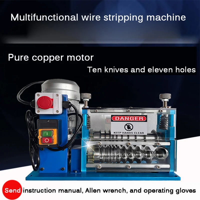 

1,5-38 мм электрическая машина для зачистки проводов, устройство для очистки медного лома, диаметр 370 Вт, 750 Вт