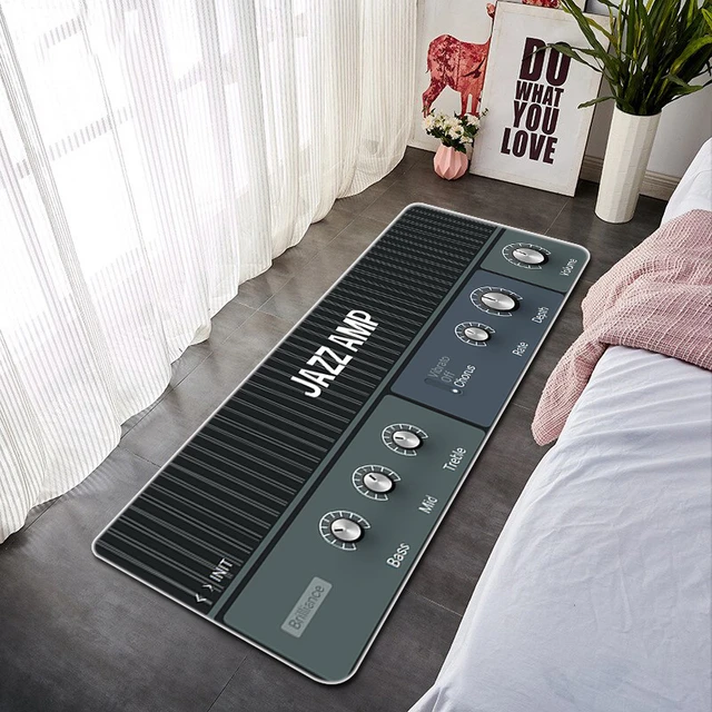 Alfombra antideslizante para el suelo de la cocina, Felpudo de entrada,  decoración del hogar, sala de estar, dormitorio, alfombra de baño, diseño  Route 66 - AliExpress