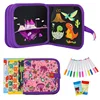 Erasable Doodle Book Reusable Magic Blackboard with Pens Painting for Kid Montessori Educational Toy DIY Travel Coloring Kit 1