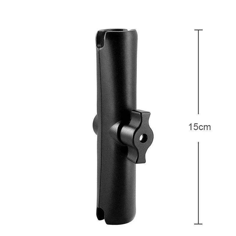 Polegada Ballhead Dupla Tomada Braço 6cm 9cm 15cm Bola Base de Montagem para Go-pro Câmera da Bicicleta Motocicleta Extensão Braço Montagem 1 - Image 5