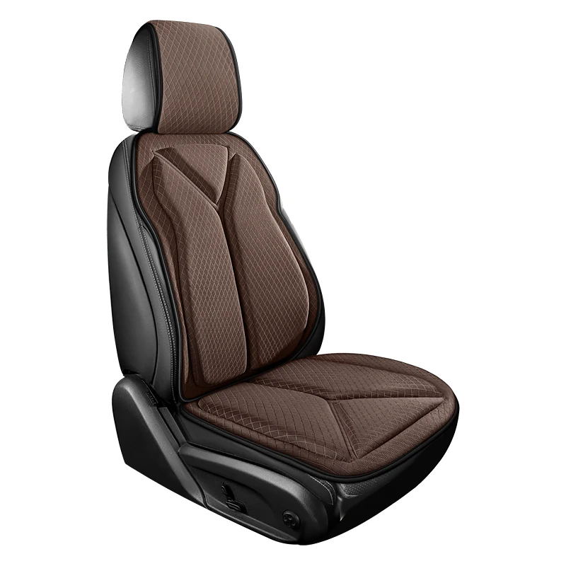 thumbnail image 1 of Juego de fundas para asientos delanteros de coche, alfombrillas suaves 3D universales, cojín para silla de coche, almohadilla transpirable para vehículos, protector antideslizante para las cuatro esta, 1 of 5