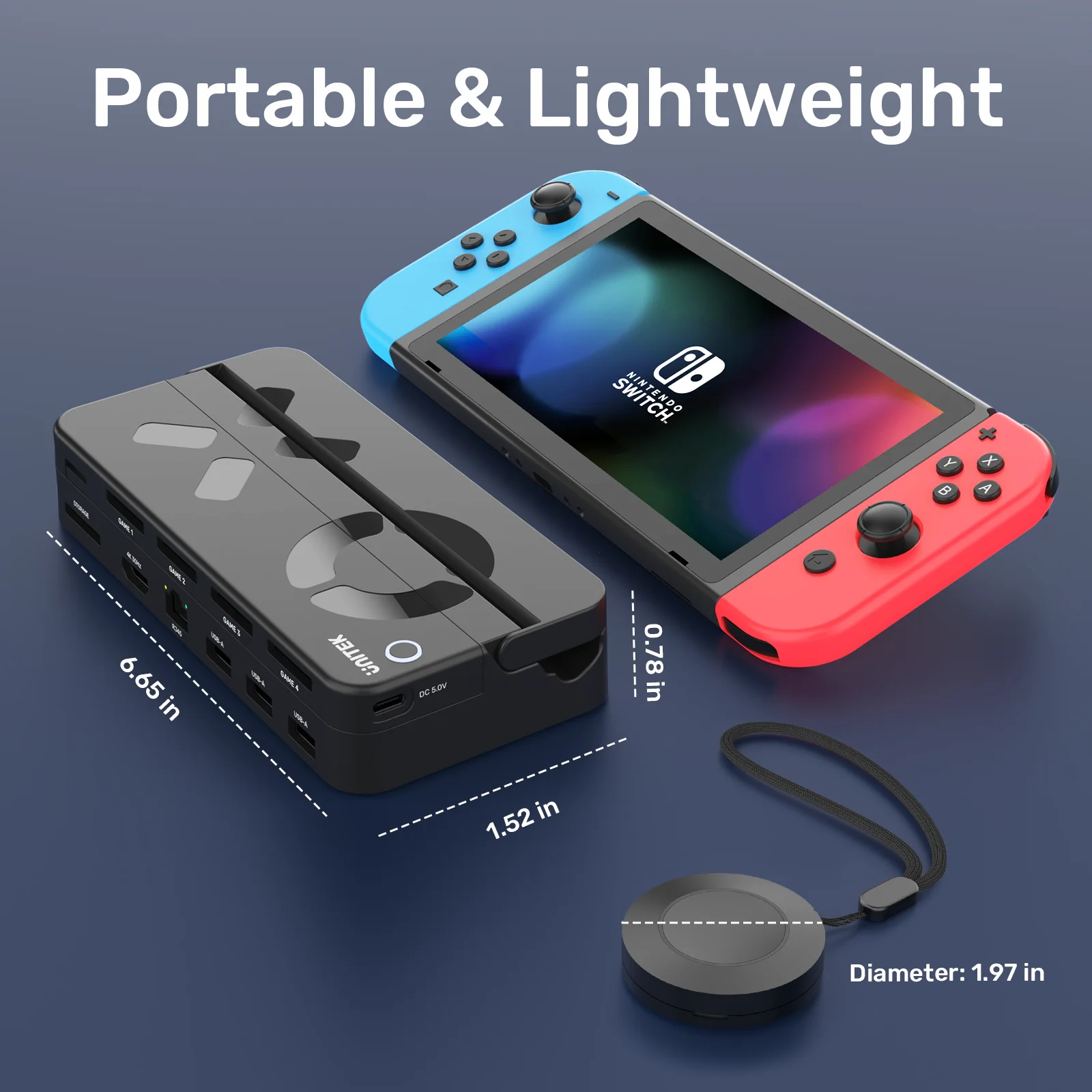 4K HDMI USB Hub For Nintendo Switch Game Docking with