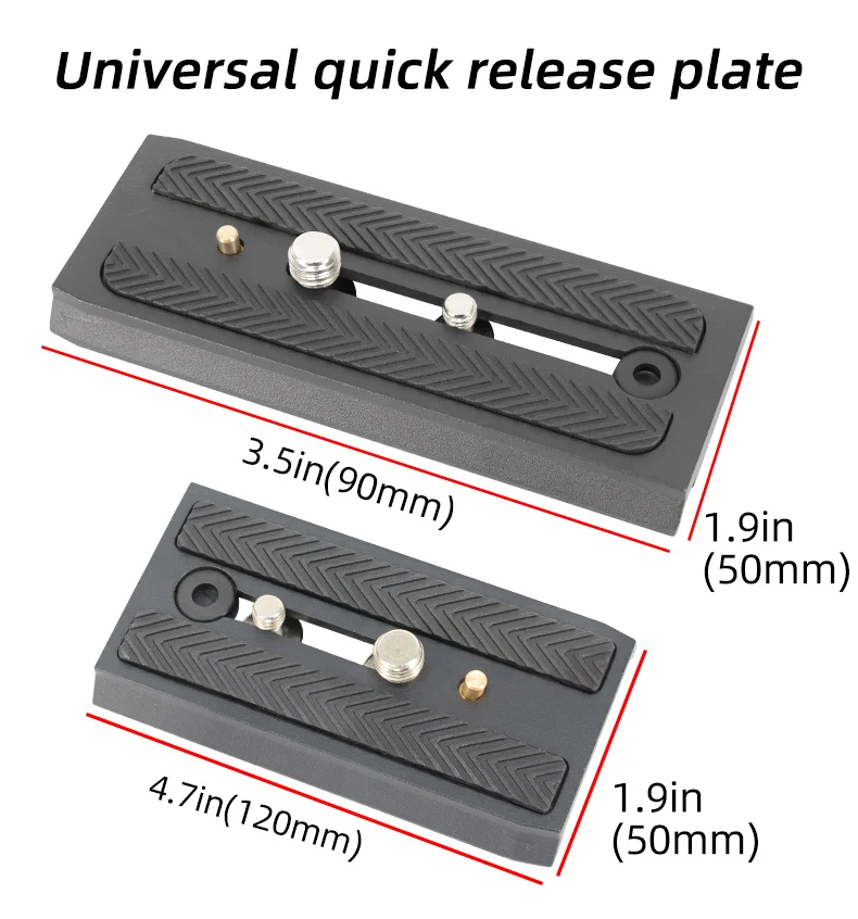 Description Picture 2 of itemManfrotto plate 501-L90A Digital Camera Sliding Quick Release Plate  For Manfrotto Tripod head 501HDV 503HDV 701HDV MH055M0-Q5