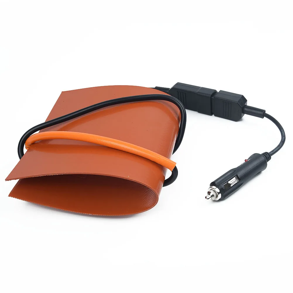 Flexible Silicone heating Pad Food Heater Hot Pizza 100W 65 degrees Delivery Bag Mat Orange Temperature Useful