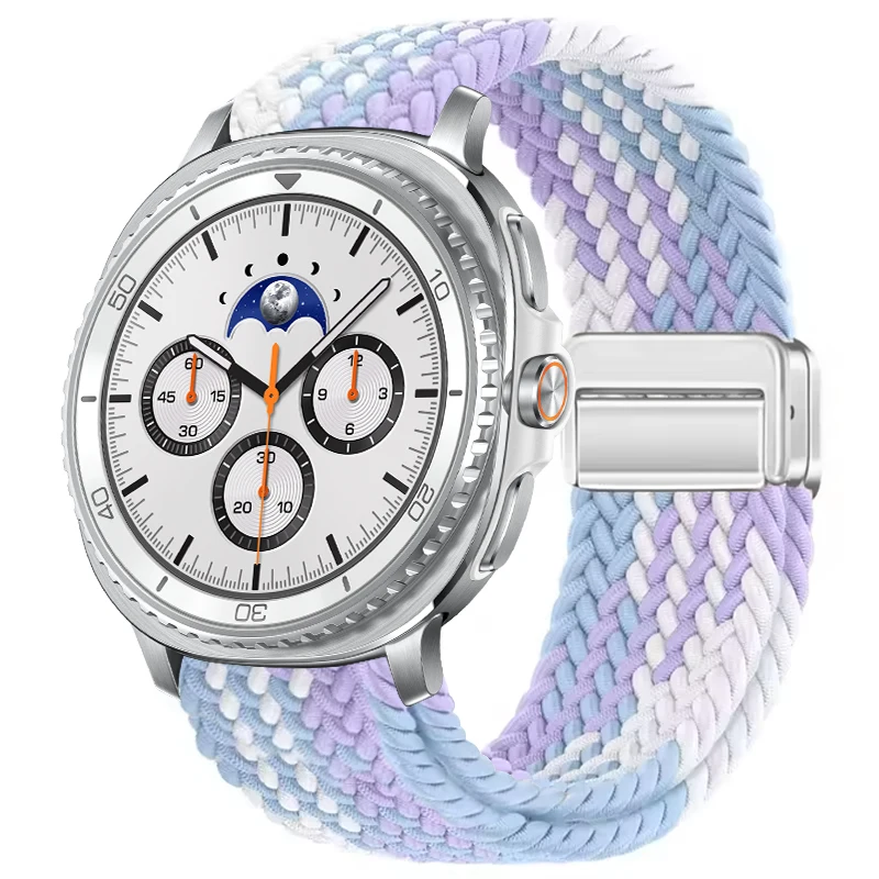 Braided Nylon Solo Loop Bracelet - Magnetic Sports Strap