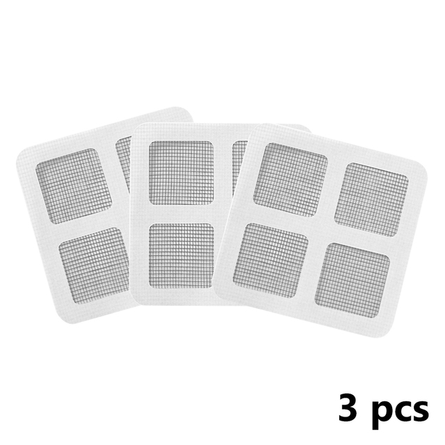10x10cm Adhesive Anti Mosquito Fly Bug Insect Safety Fix Net Wall Patch Stickers Mesh Door Repair Window Curtain Screen