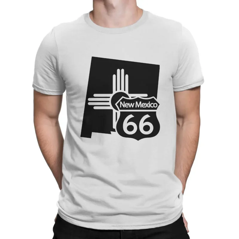 New Mexico Route 66 Maglietta Hip Hop Maglietta Casual Route Storica Maglietta Più Recente Per Uomo Donna