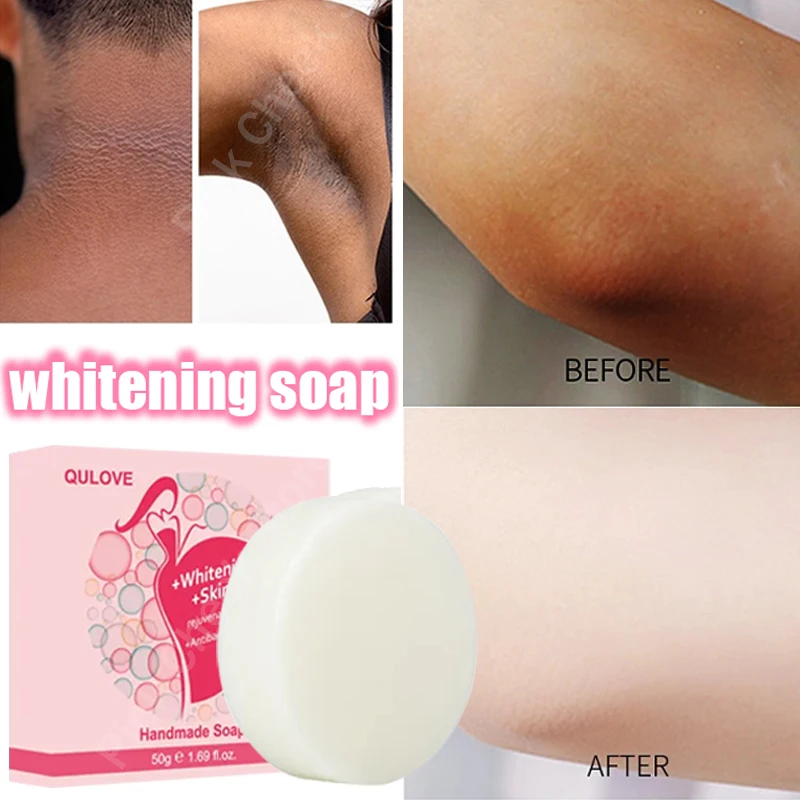 

Body Whitening Soap Deep Skin Bleaching Brighten Body Scrub Knees Intimate Parts Armpits White Nourishing Care Soap