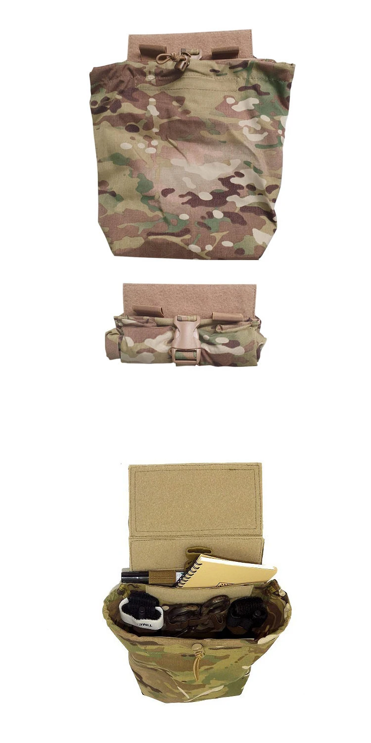 Faltbare Taktische Dump Outdoor Lagerung Tasche Tragbare Jagd 500d Outdoor Camouflage Kampf Training Sport – Detail 9