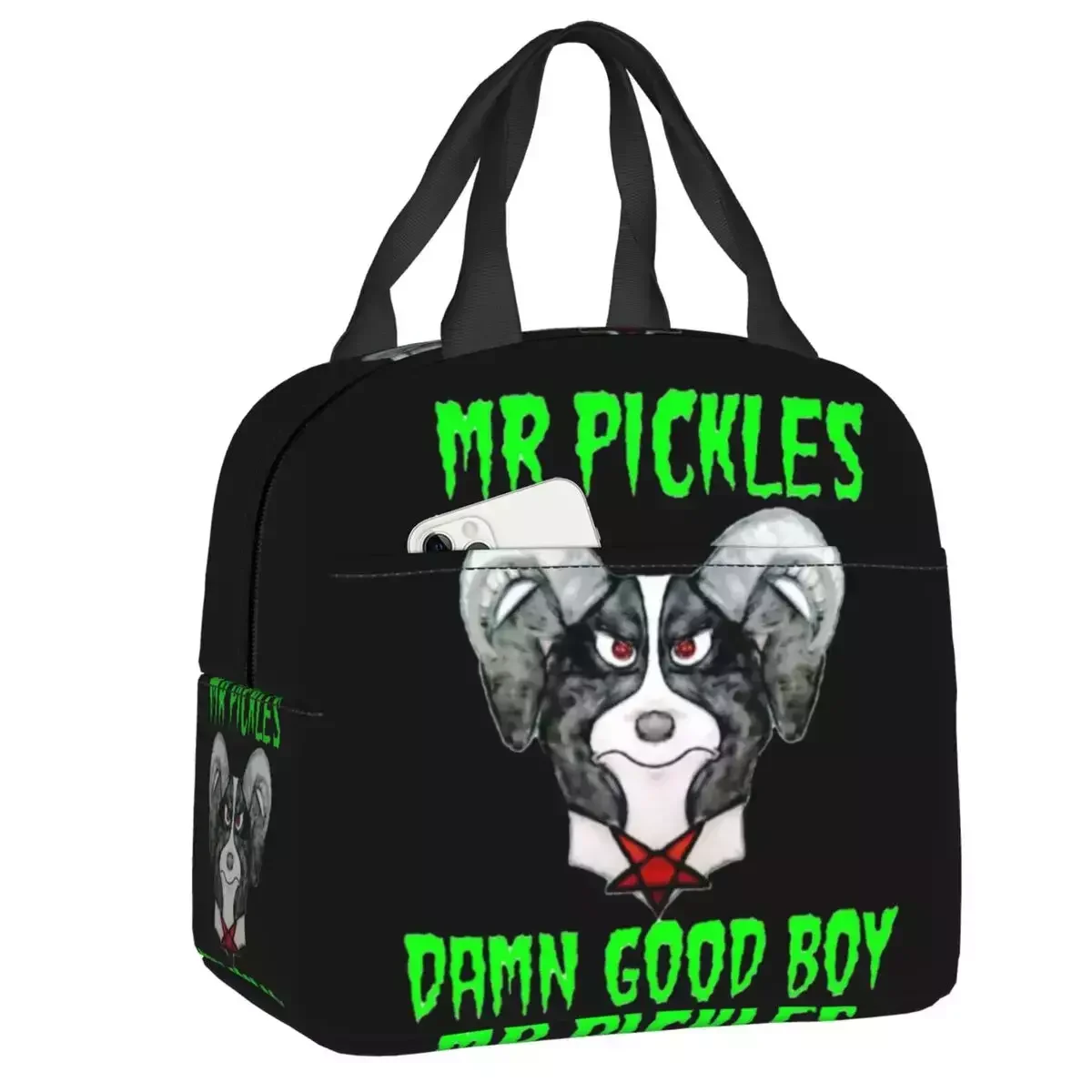 

Новинка 2023 г., изолированная сумка для ланча Mr Pickles с собакой, портативная Термосумка для хорошего мальчика, Ланч-бокс для офиса, работы, школы, Ланчбокс