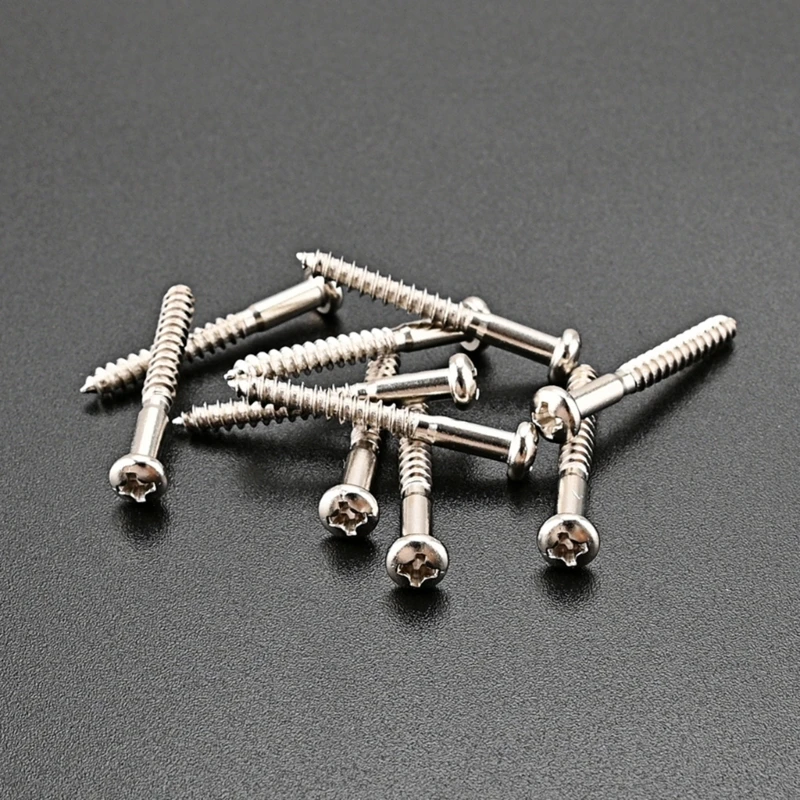 Knpwer 260-Piece Electric Guitar Screw Kit - Includes Screws, Springs, Strap Buttons & Tweezers | For Bridge, Pickguard, Pickup, Tuner