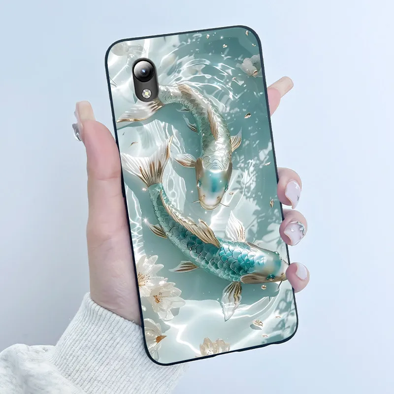 Luxury Cute Love Rabbit Cartoon Black Silicone Shockproof Case