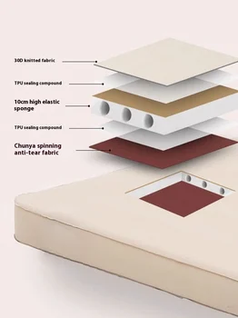 Lohascamping double Self-inflating Mattress Thick 10cm Compact Folding Camping Sleeping Bed Pad 1-2 Person Air Mat floor Tent 6