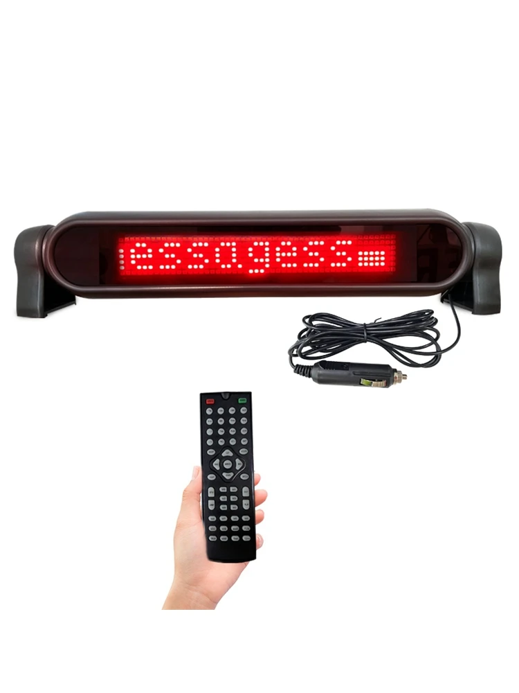 12v Car Window Advertising Scrolling Led Sign Board Digital Led Panel Display For Car Display