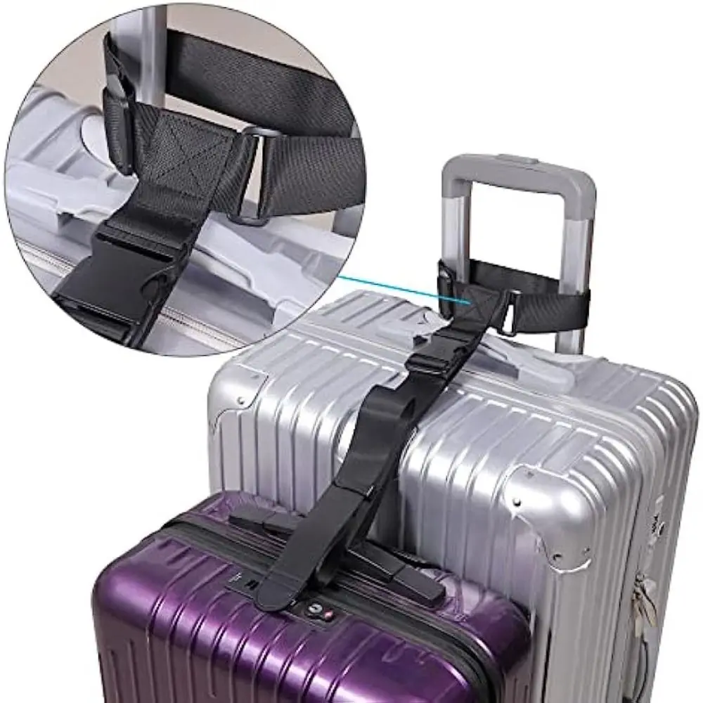 LuggageStrapsAdjustablePackingStrapsTravelAttachmentAccessories