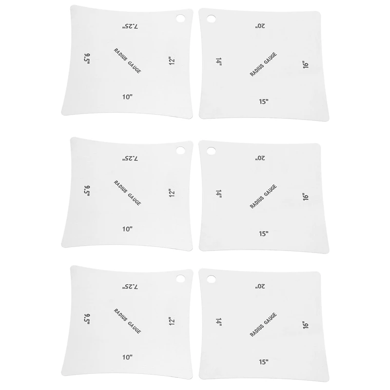 

6 шт. грифельная доска для гитары, подседельная гайка, радиус, датчик, фотоинструмент