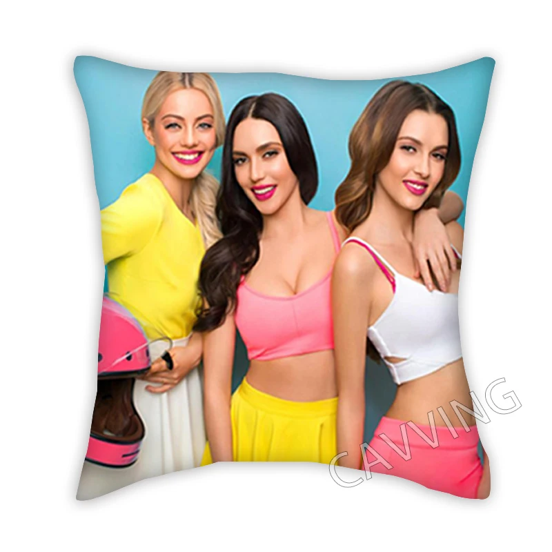 

Декоративные наволочки Serebro Band из полиэстера с 3D принтом, наволочка для диванной подушки, квадратные Наволочки на молнии, подарки для фанатов, домашний декор