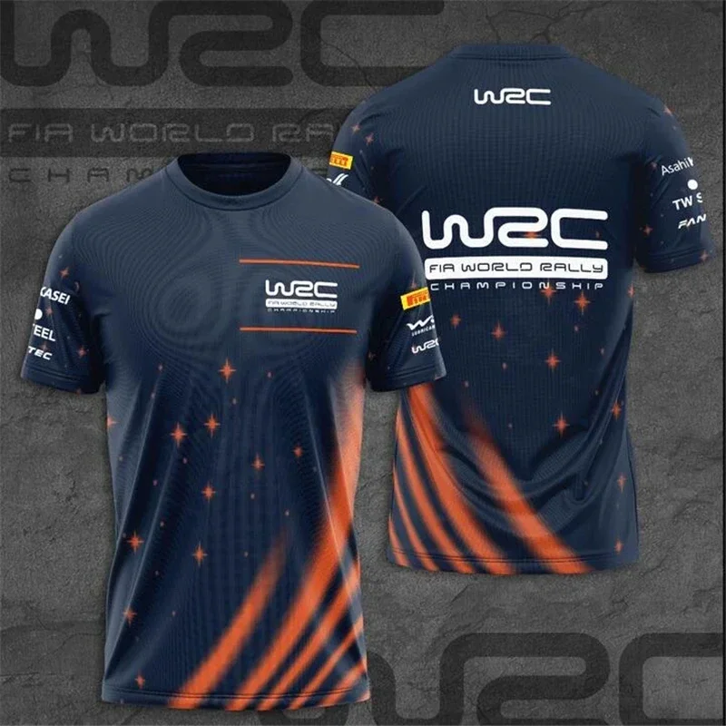 Ралли фанаты Джерси Мужчины Дети WRC дышащие футболки 3D печати мужчин женщин Летняя мода оверсайз футболка детские футболки топы