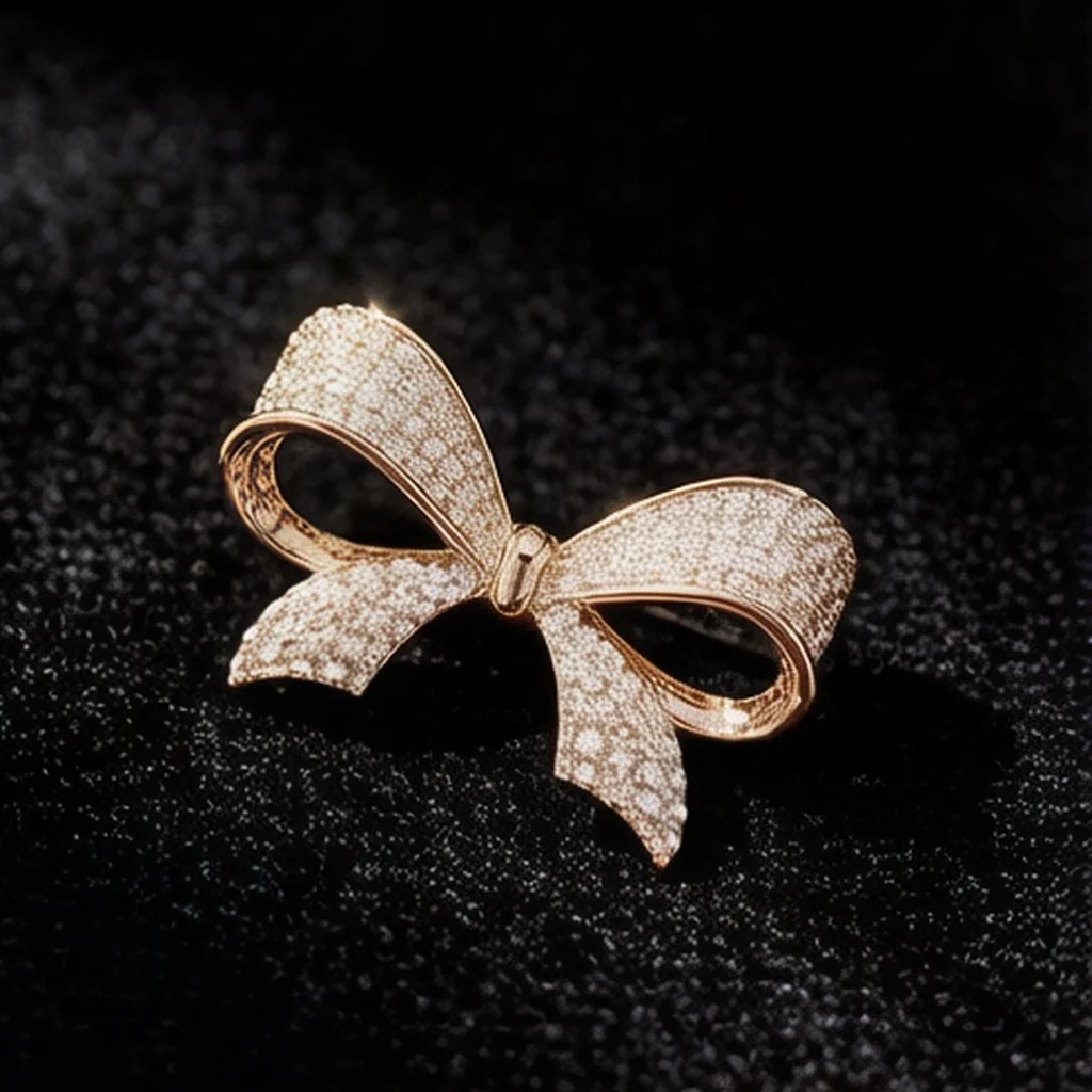 New Clothing Accessories Scarf Clips Badge Themed Brooches Bow Tie Accessories Metal Pins Versatile Wedding Guest Brooches Badge Brooches Decorations Shoe Accessories Decorative Pins Simple Ins Style  - 2