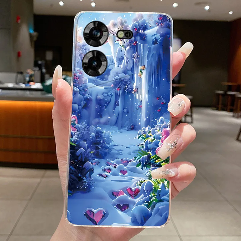 Aesthetic Cute Cat Soft Transparent Silicone Phone Case