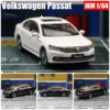 1:64 Volkswagen Passat Miniature Model Diecast Metal Zinc Alloy Toy Car 1/64 JKM Classical Vehicle Free Wheels Collection Gift 1