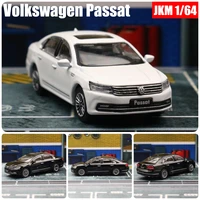 1:64 Volkswagen Passat Miniature Model Diecast Metal Zinc Alloy Toy Car 1/64 JKM Classical Vehicle Free Wheels Collection Gift 1