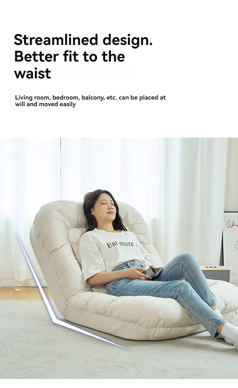 Description Picture 6 of itemLazy sofa folding multi level convenient leisure tatami bay window balcony bedroom internet famous folding chair sofa bed
