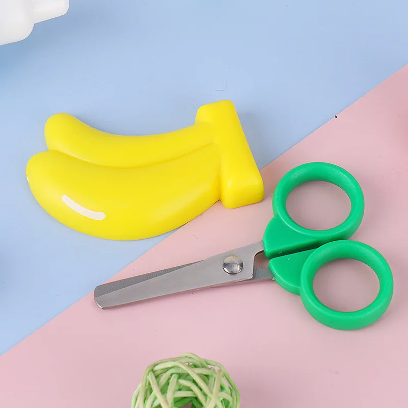 Candy Color Safety Scissors for Kids Paper Cutter Hand Making Tool Kawaii  Stationery Art Tools Tiny