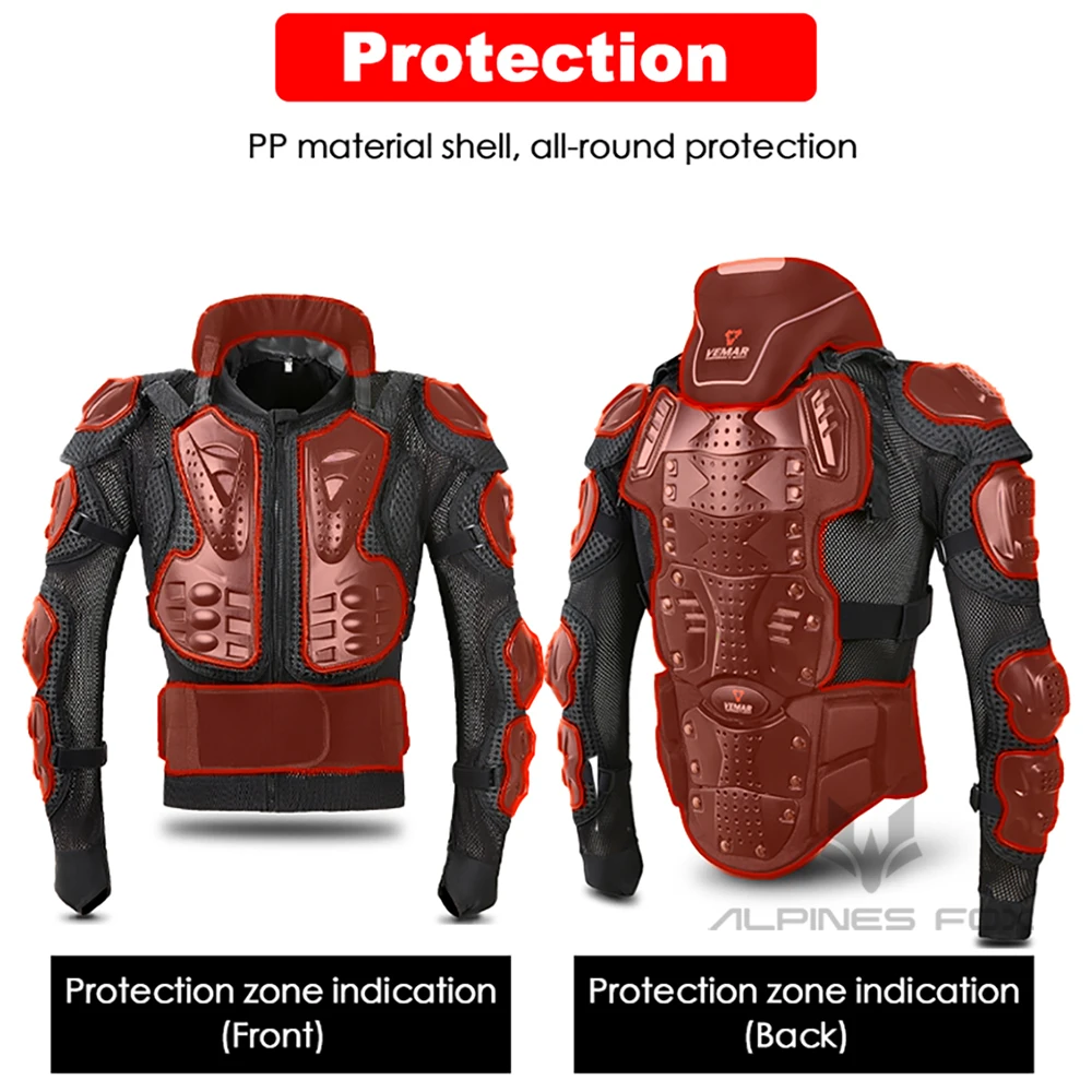 Motorcycle Jacket Summer Men's Full Body Armor Protection Riding