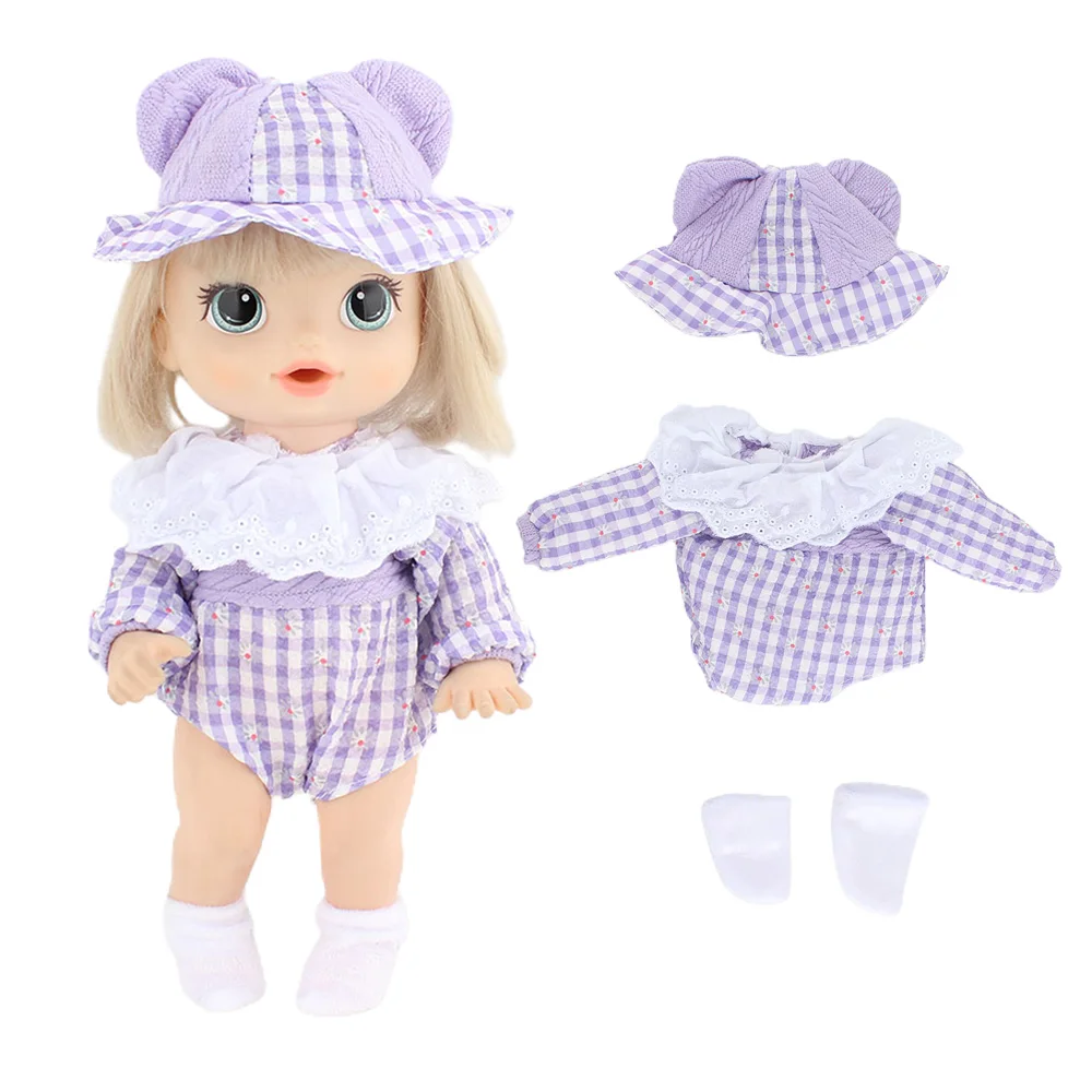 2024 Doll Clothes Suit For 12 Inch 30CM Baby Alive Doll Toys Crawling Doll Accessories