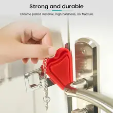Portable Hotel Door Lock Locks Self-Defense Door Stop Travel Travel Accommodation Door Stopper Door Lock Security Door