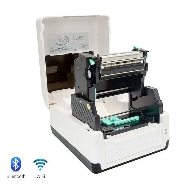 GlowMart XP-T451B Heat Transfer Ticket Machine Cashier Ticket Issuing Printer Catering Kitchen Printing Machine Ribbon Printer