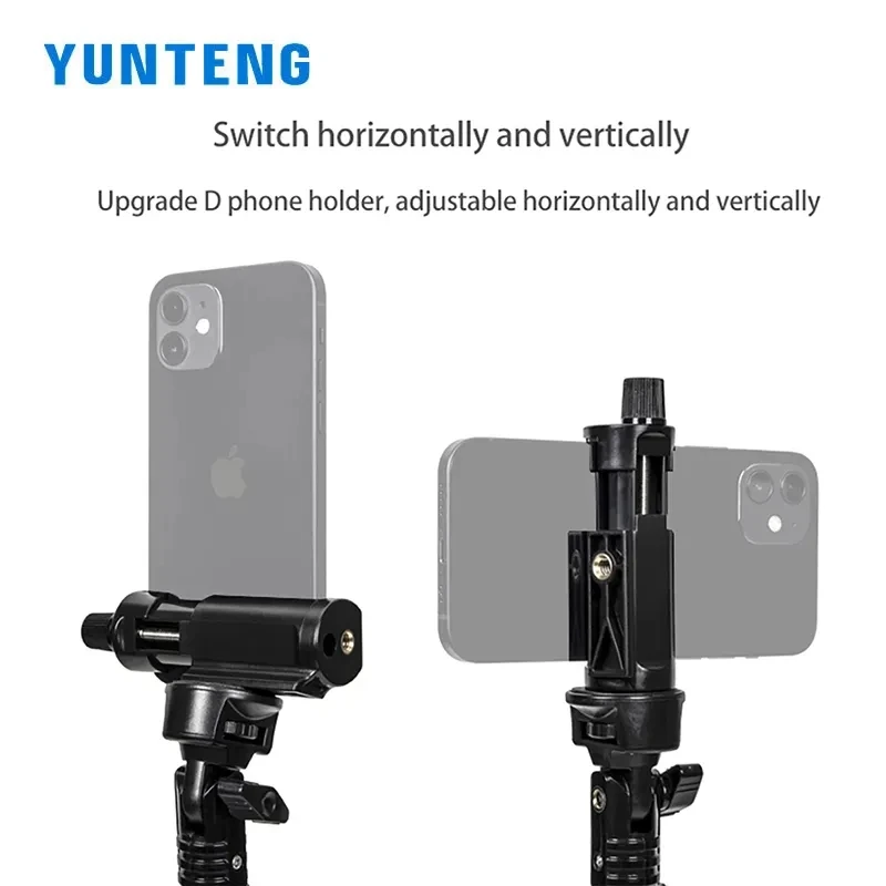 YUNTENG 1388 범용 카메라 삼각대 핸드헬드 스탠드 셀카봉 삼각대 (미러리스 디지털 카메라, 휴대폰, 비디오 촬영용)