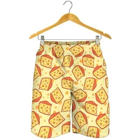 Cartoon Yellow Cheese 3D Printed Beach Shorts Men Kids Board Shorts Summer Swimming Trunks Quick Dry Oversized Surf Ice Shorts 2