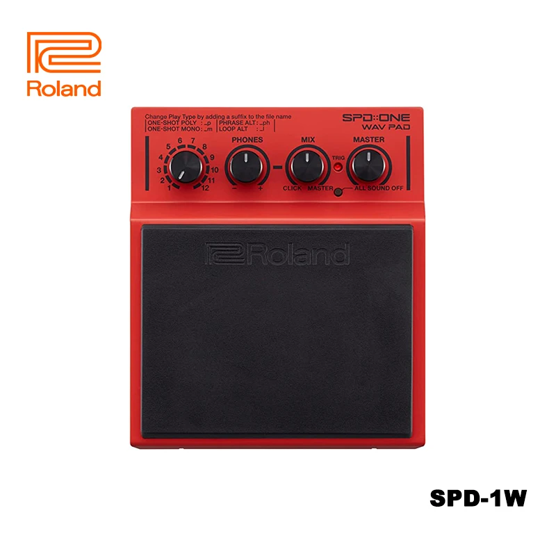 Pad de Percussão Roland SPD-1W: Bateria Eletrônica com Sons WAV