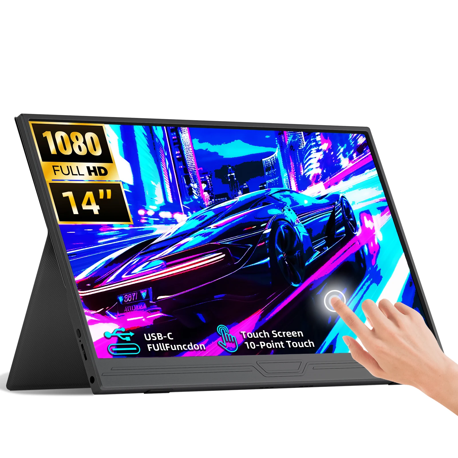 14-inch 1920*1080 Portable Monitor 400cd / m² 60HZ 16: 9 For