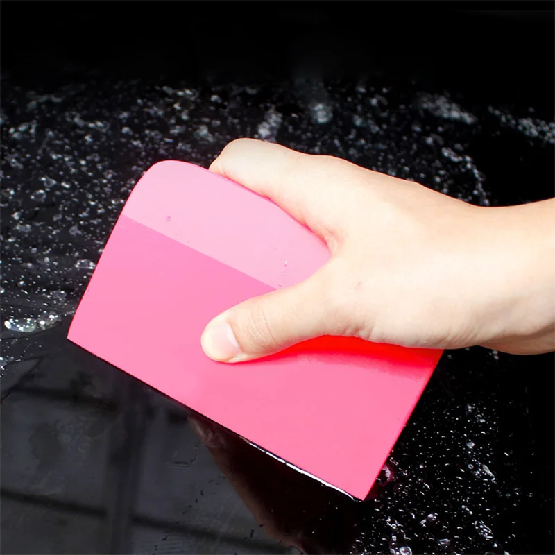 Car PPF Squeegee Anti-scratch TPU Coating Soft Scraper Film Vinyl Spatula Window Tinting Wrap Tools Glass Cleaning Water Wiper