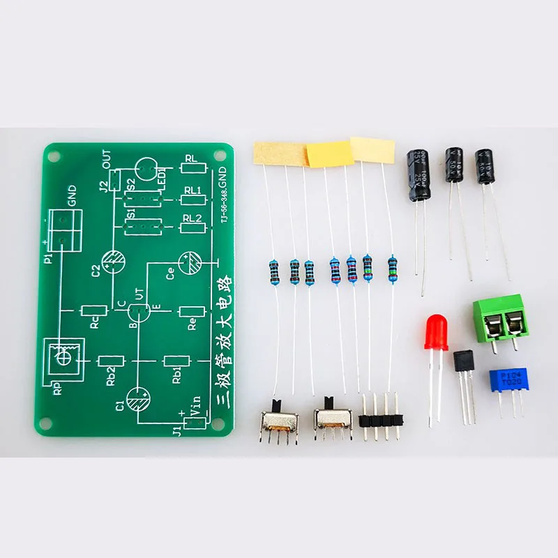 Electronic Kit Single Transistor Low-frequency Amplification Circuit DIY Electronic Kit Self Assembly and Soldering Spare Parts