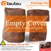 OTAUTAU Single Sofa Cover Faux Suede Leather Lazy Bean Bag Sac Pouf Chair No Filler Beanbag Corner Seat Recliner Couch SF004 6