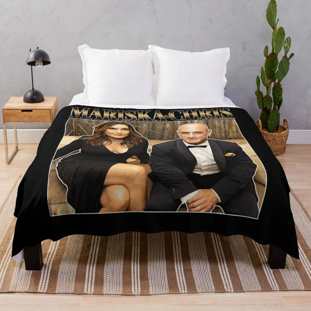 

Mariska Hargitay and Chris Meloni Chriska at the Emmys vol 2 90s Inspired Throw Blanket Sofa Throw Bed Blankets