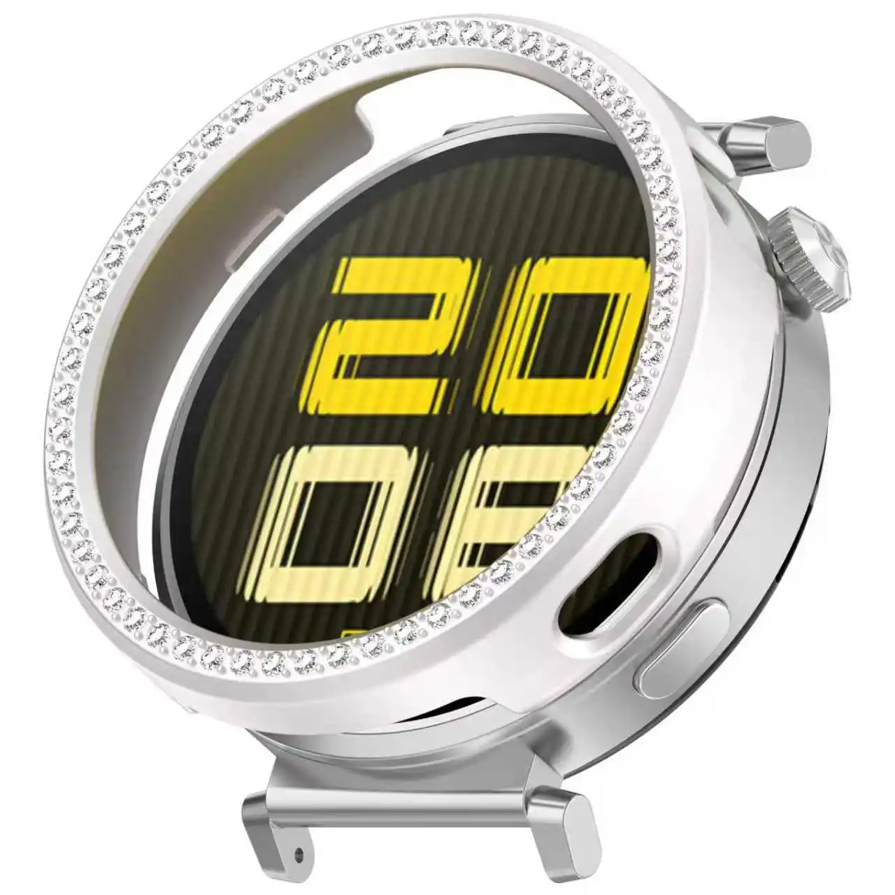 Elegant Protective Bumper Shell Frame with Diamond Cover