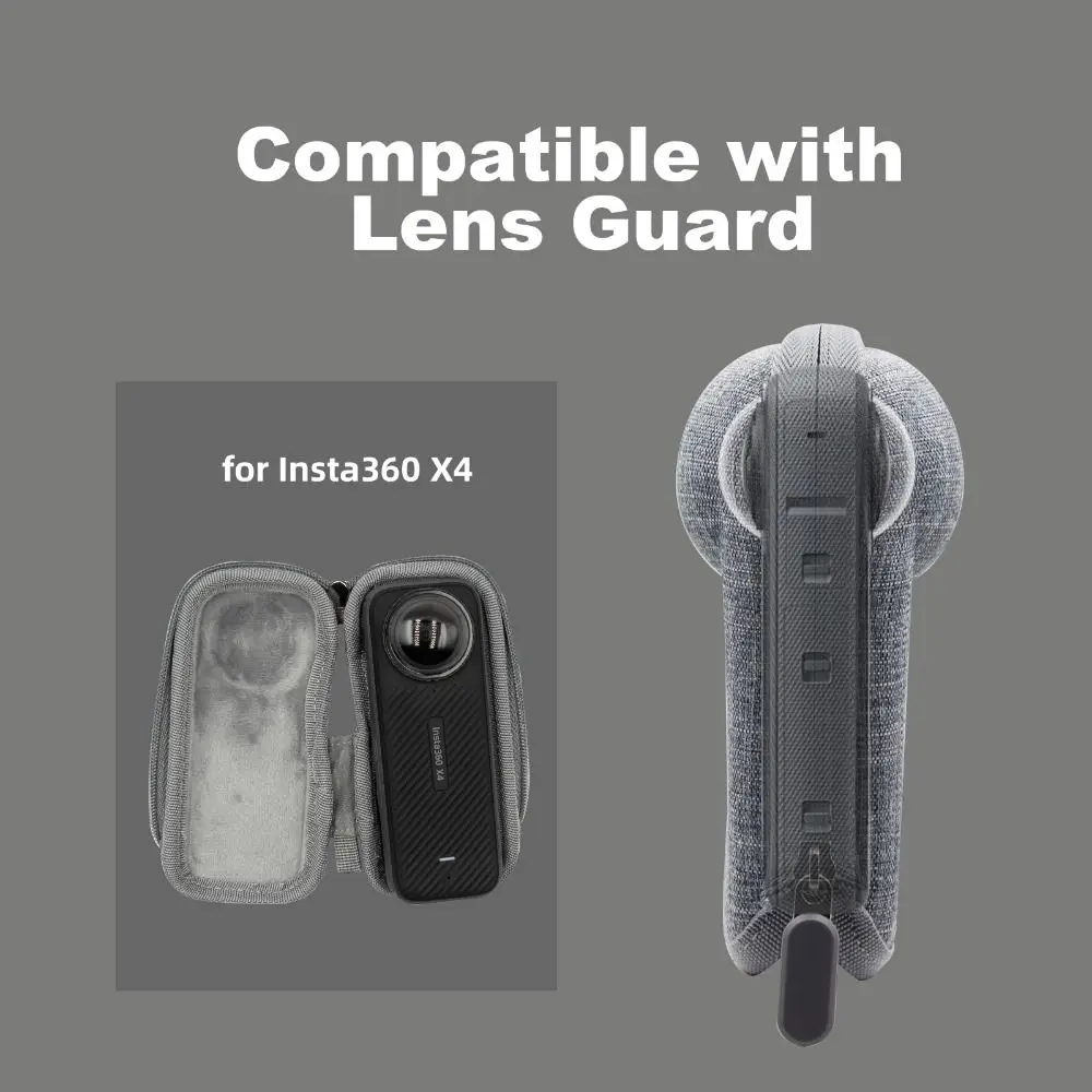 휴대용 충격 방지 보관 가방, EVA 낙하 방지 보호 상자, 파노라마 카메라 액세서리, Insta360 X4 용 운반 케이스