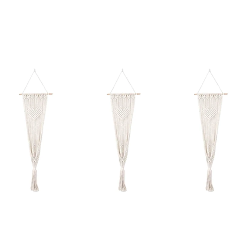

New 3X Cat Hammock Tapestry Swing Bed Macrame Cotton Rope Cat Hammock For Perch Wall Hanging Sleeping Window (Without Mat)